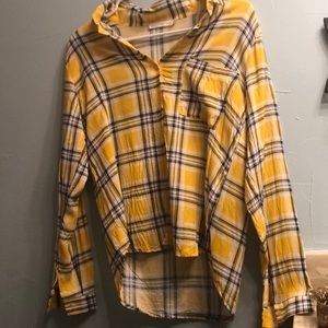Women’s yellow flannel